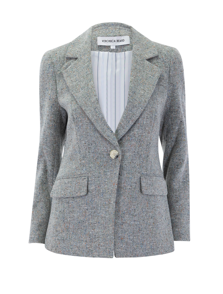 healy dickey jacket in antique blue melange