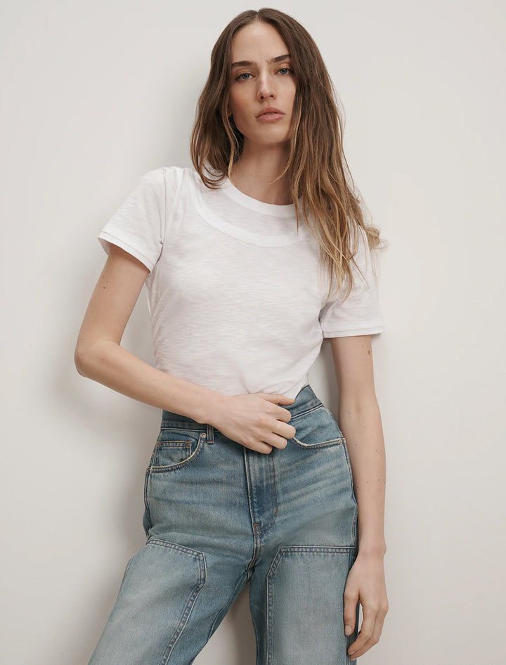 damian top in white