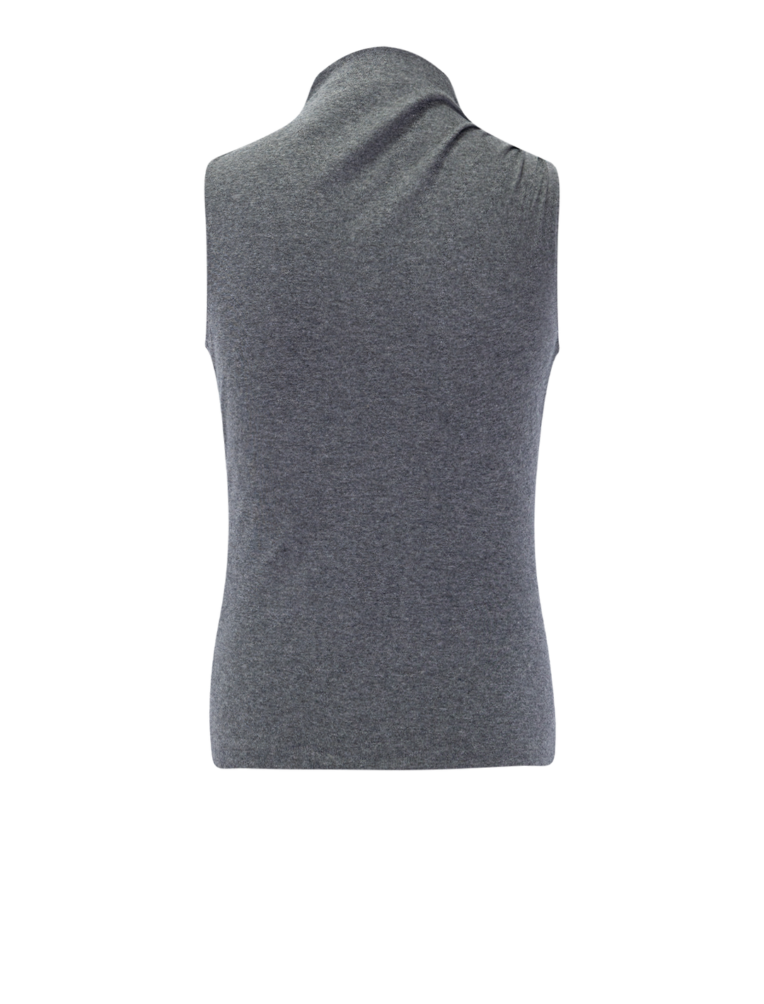 mylie sleeveless top in medium heather grey