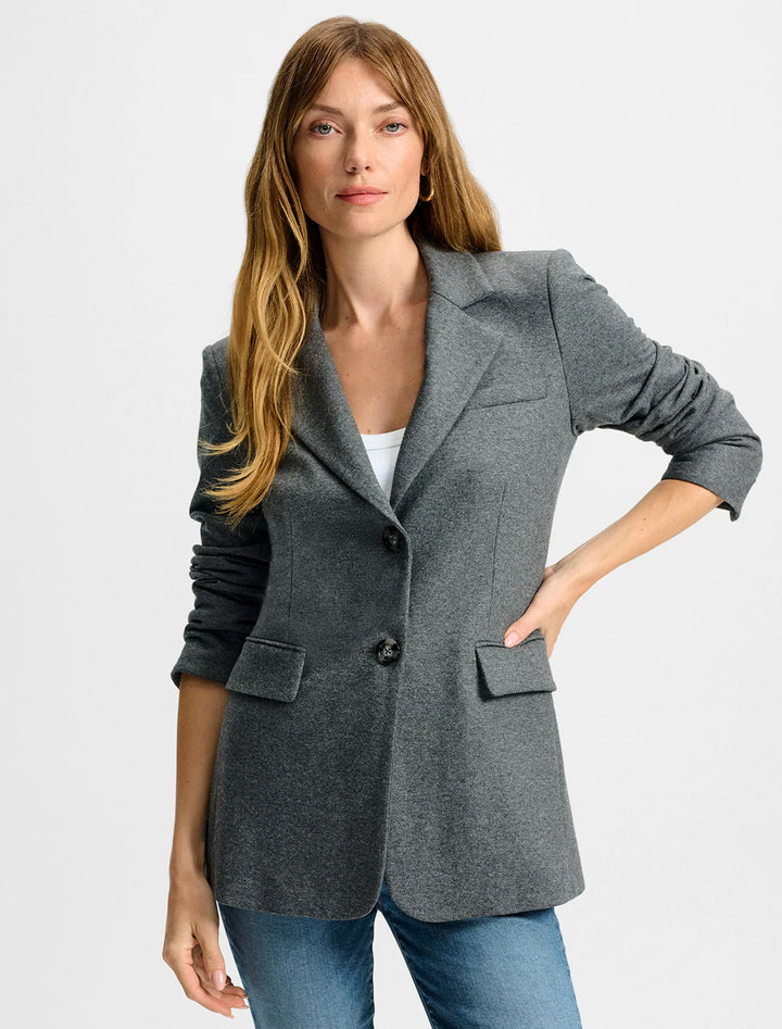 ryanne jacket in medium heather grey