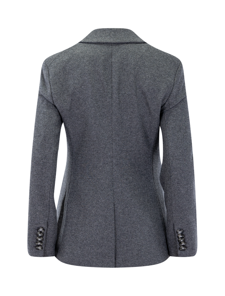 ryanne jacket in medium heather grey