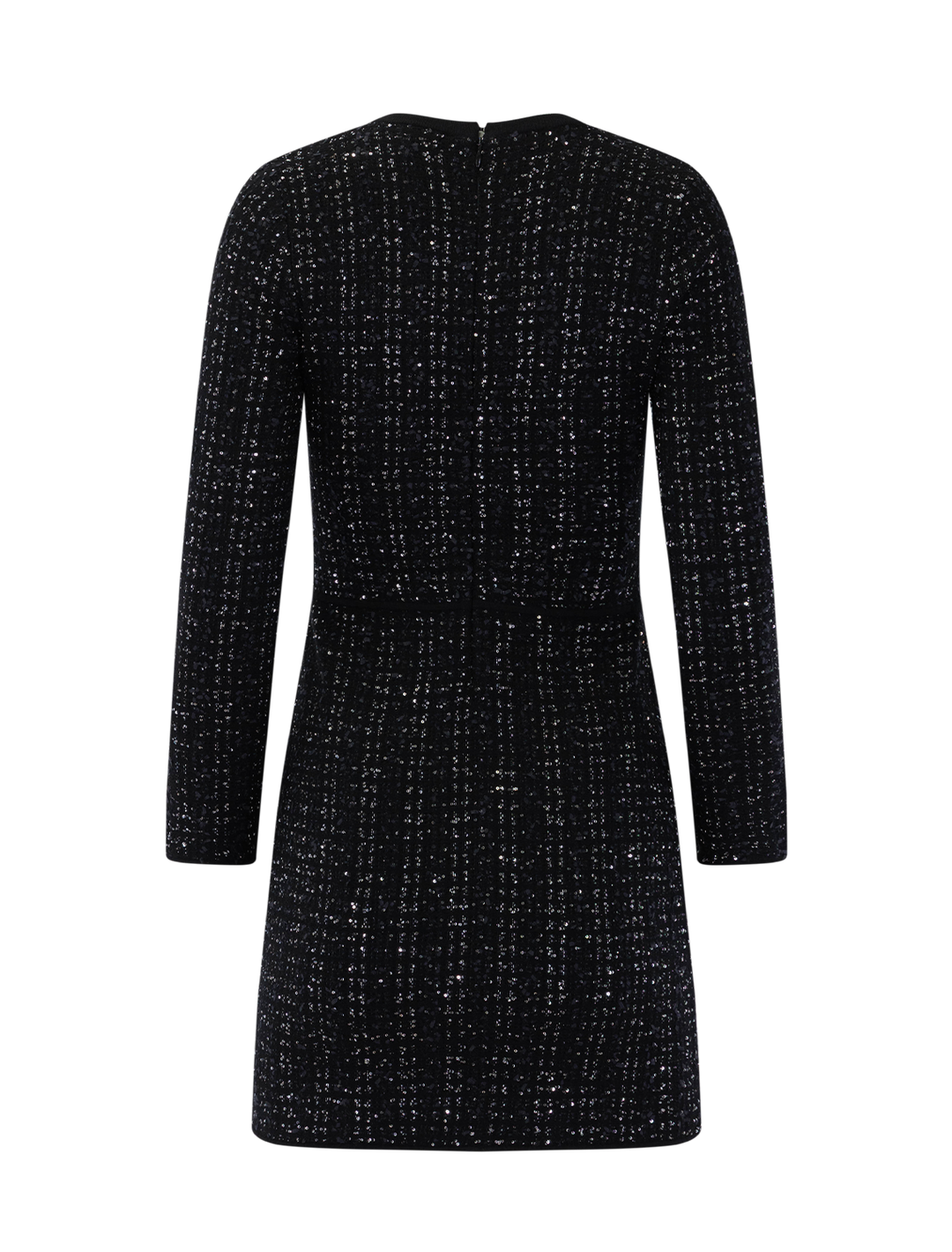 channing knit dress in black