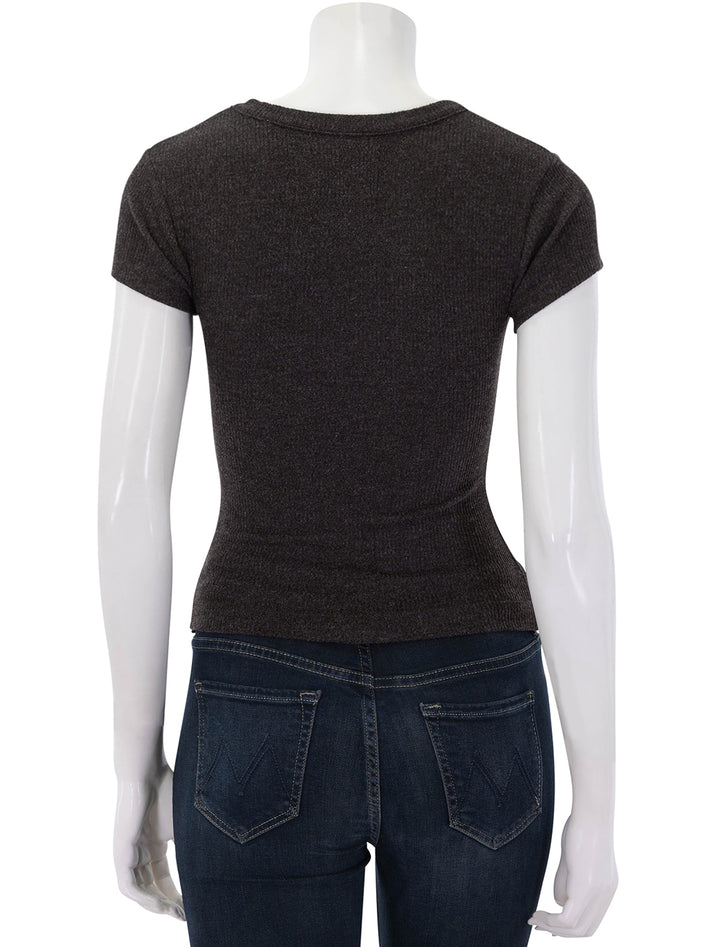 nello tee in heather brown