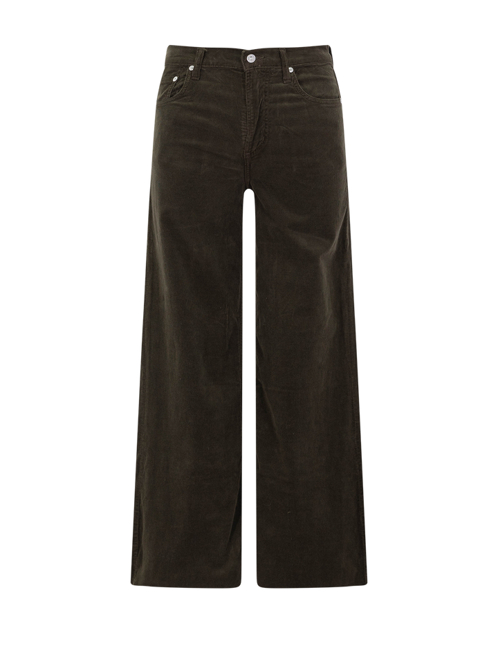 lyra corduroy wide leg crop in costes