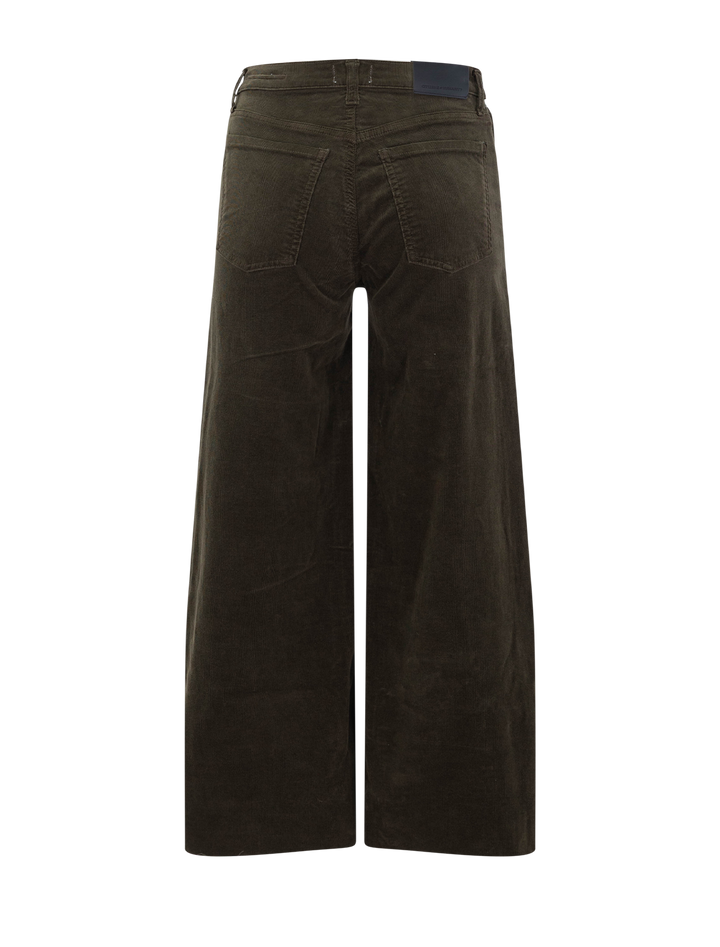 lyra corduroy wide leg crop in costes