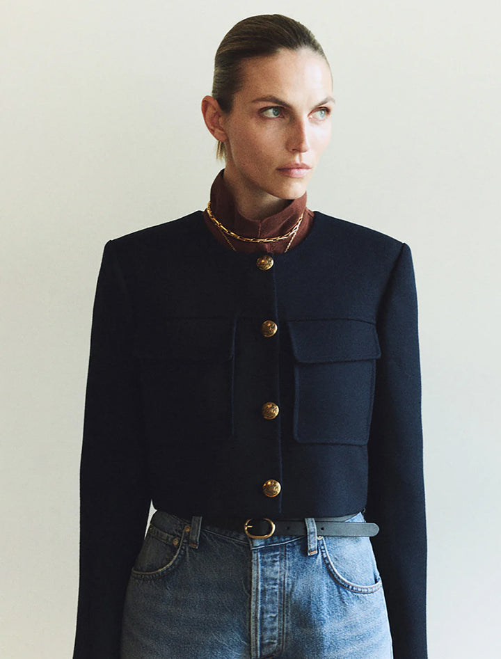 sophia jacket in navy