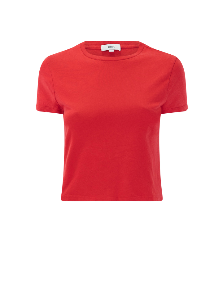 adine shrunken tee in tomato