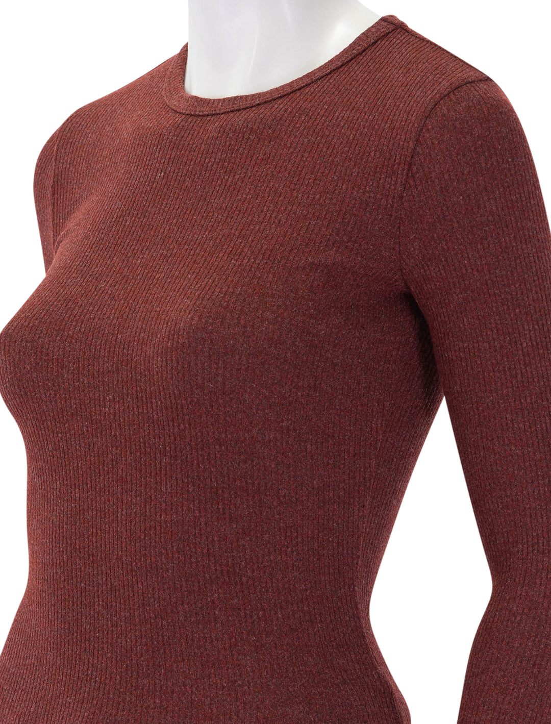 delphi slim tee in brick