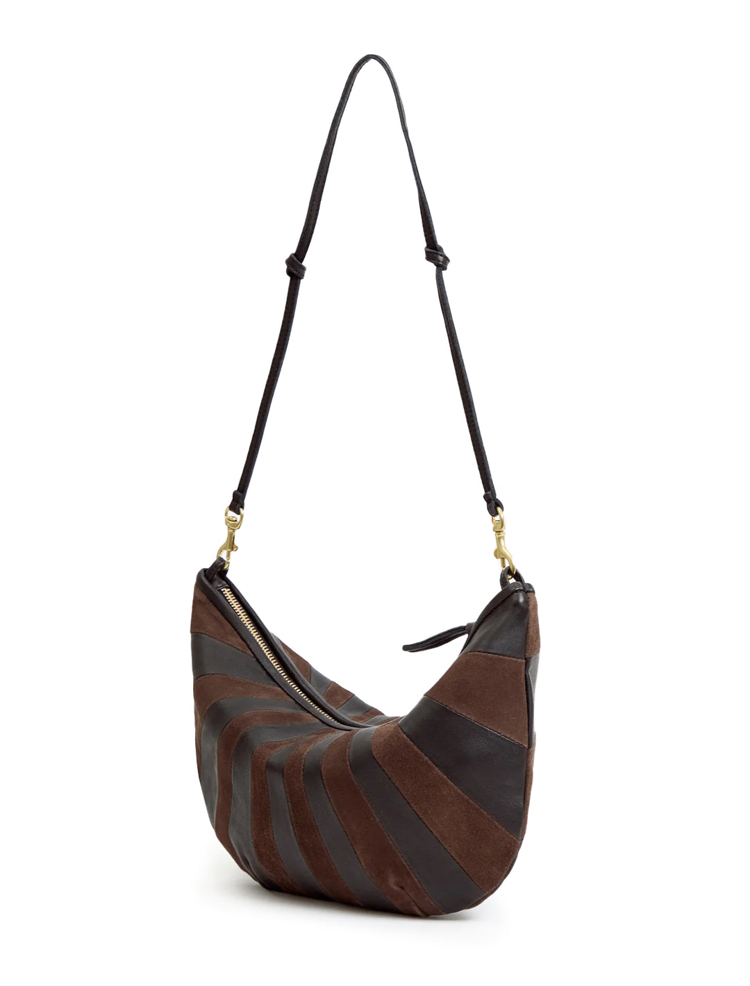 lune sunburst in black and chocolate