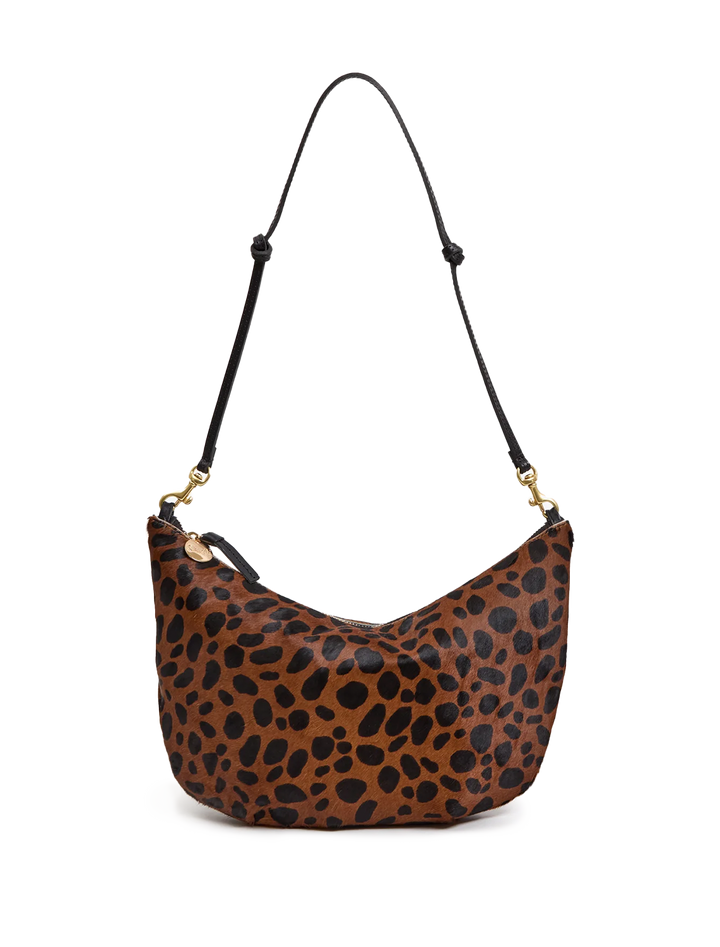 lune in leopard calf hair