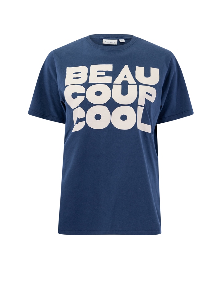 beaucoup cool navy original tee