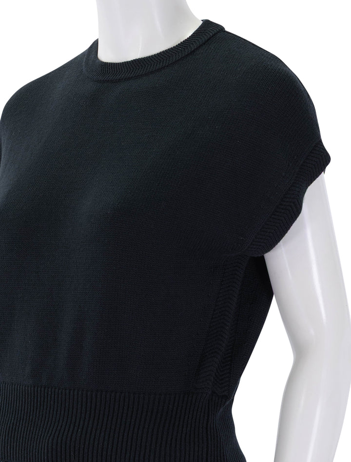 wedge sweater in black