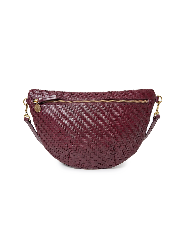 grande fanny in cassis woven