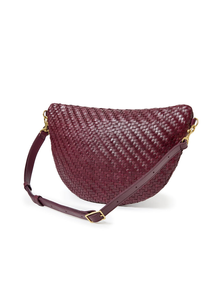 grande fanny in cassis woven