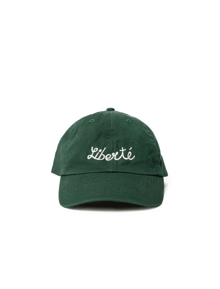 liberte baseball hat in forest