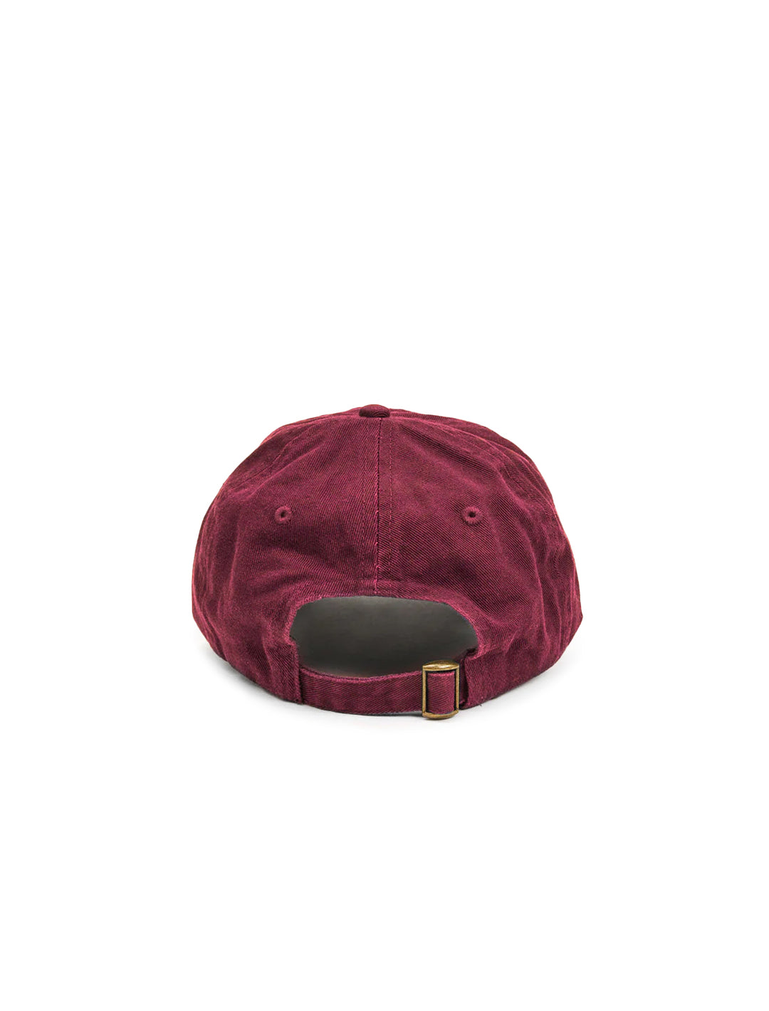 lips baseball hat in oxblood