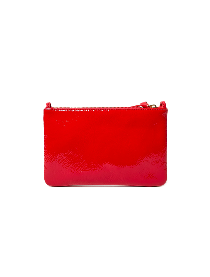 super red pucker patent wallet clutch (2)