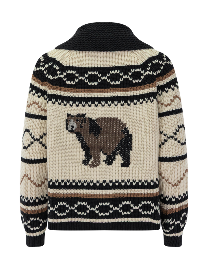 the bear lodge cardigan