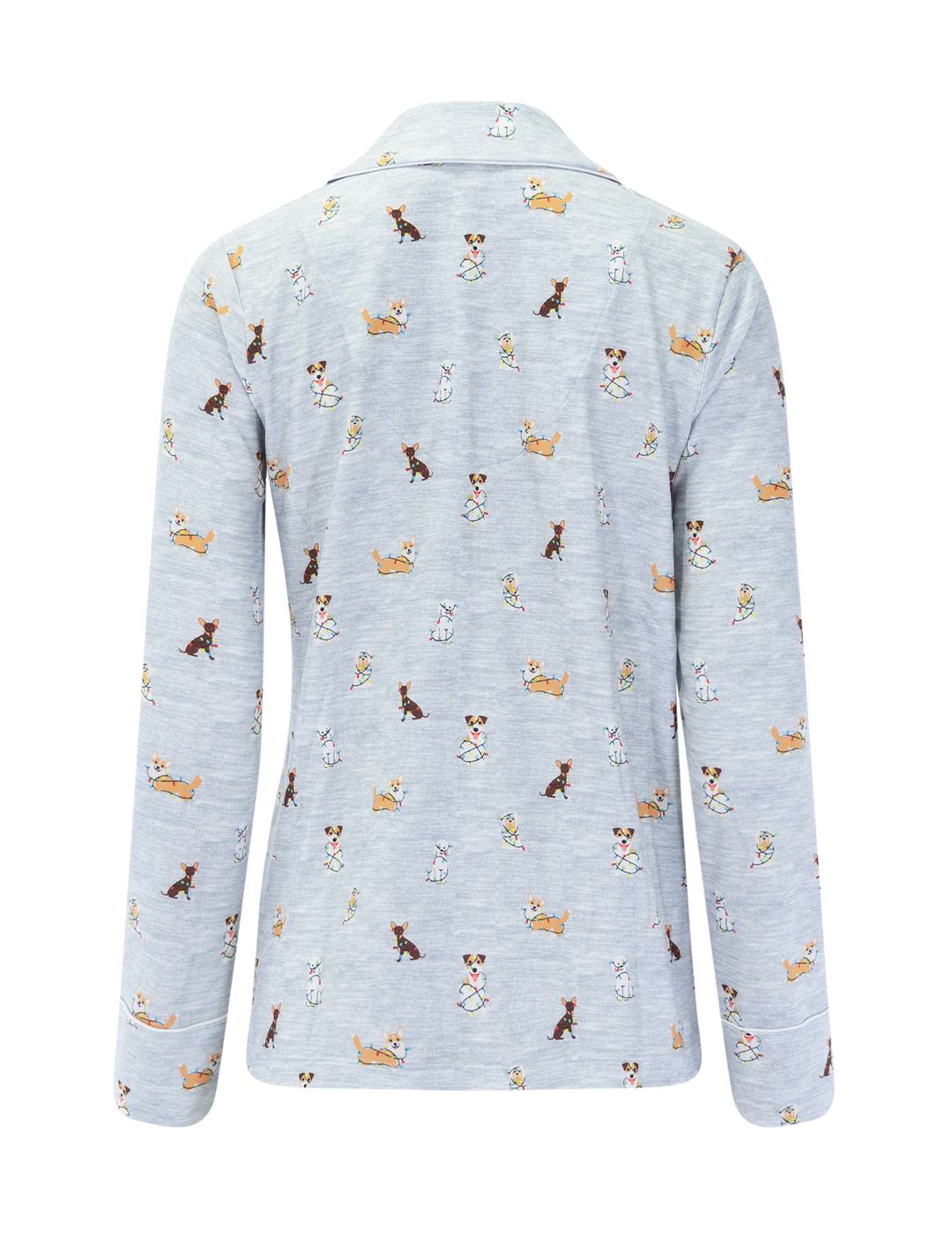 flora pillow soft twinkling dogs pj set