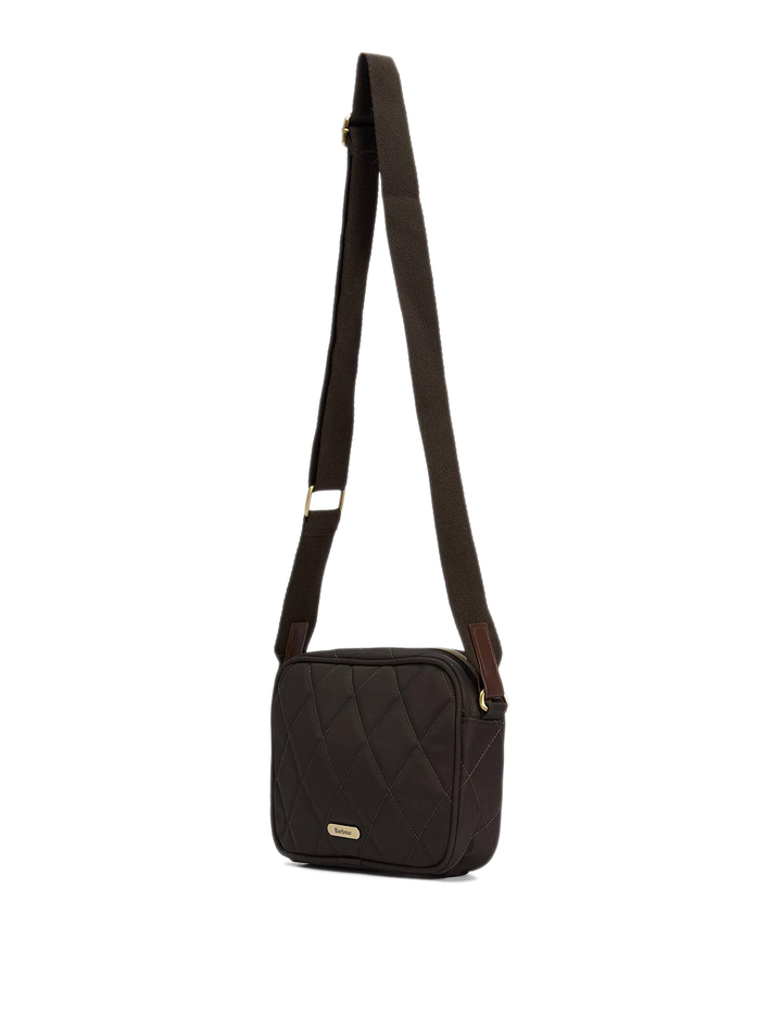 quilted crossbody bag in olive