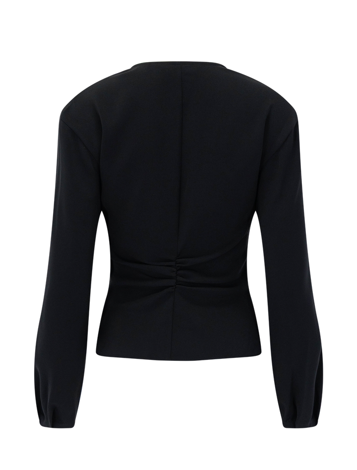 drew top in black