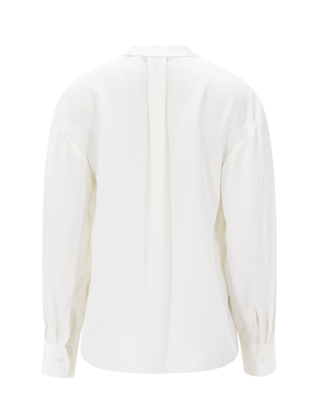 silk modern blouse in ivory