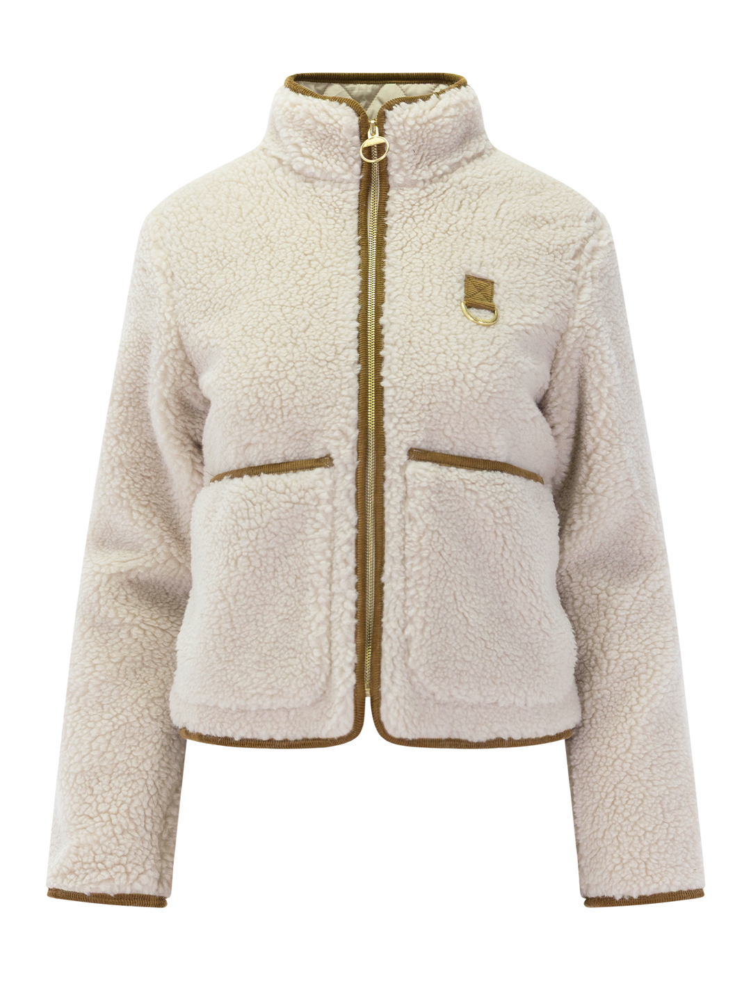 elenora fleece jacket in ecru