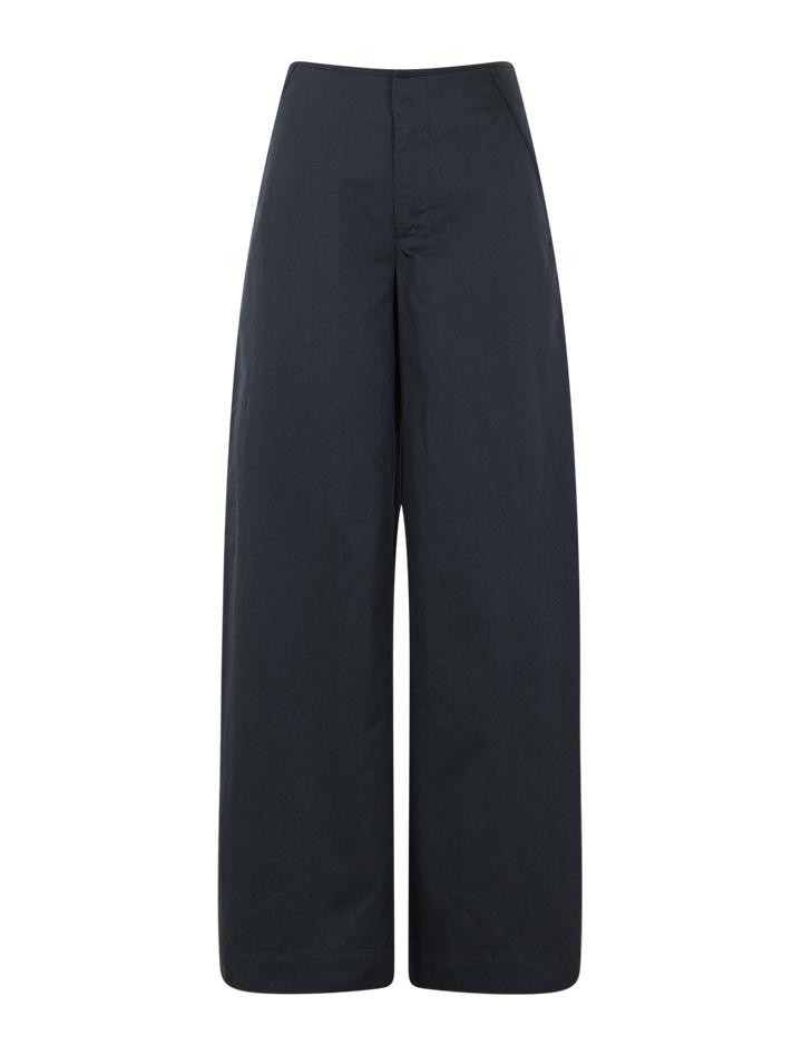 high waist trouser in ink