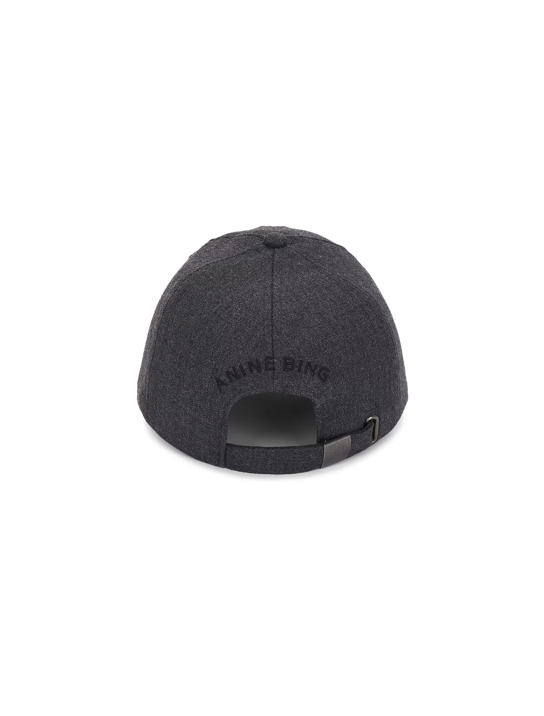 jeremy baseball cap in dark heather grey wool