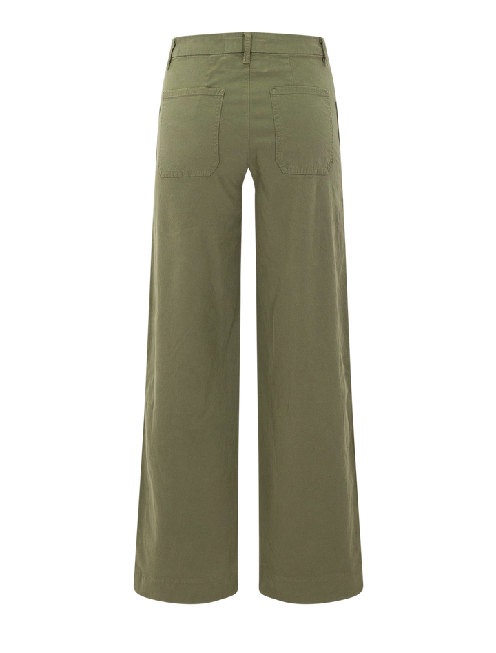wrap pocket pant in olive