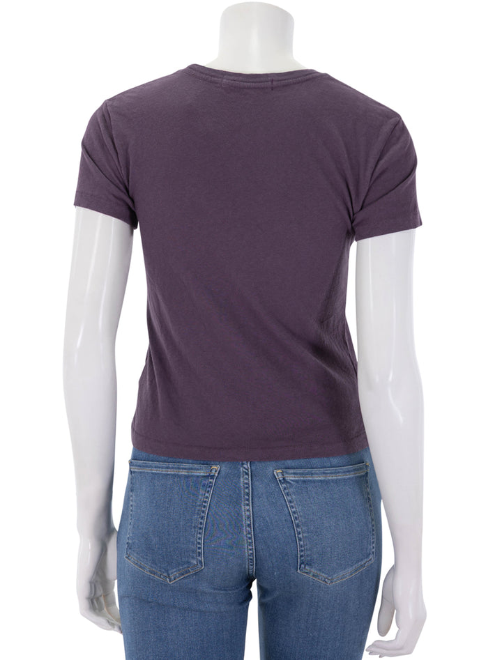 lisa crew tee in plum