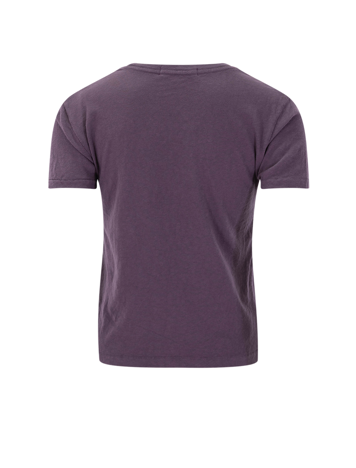 lisa crew tee in plum