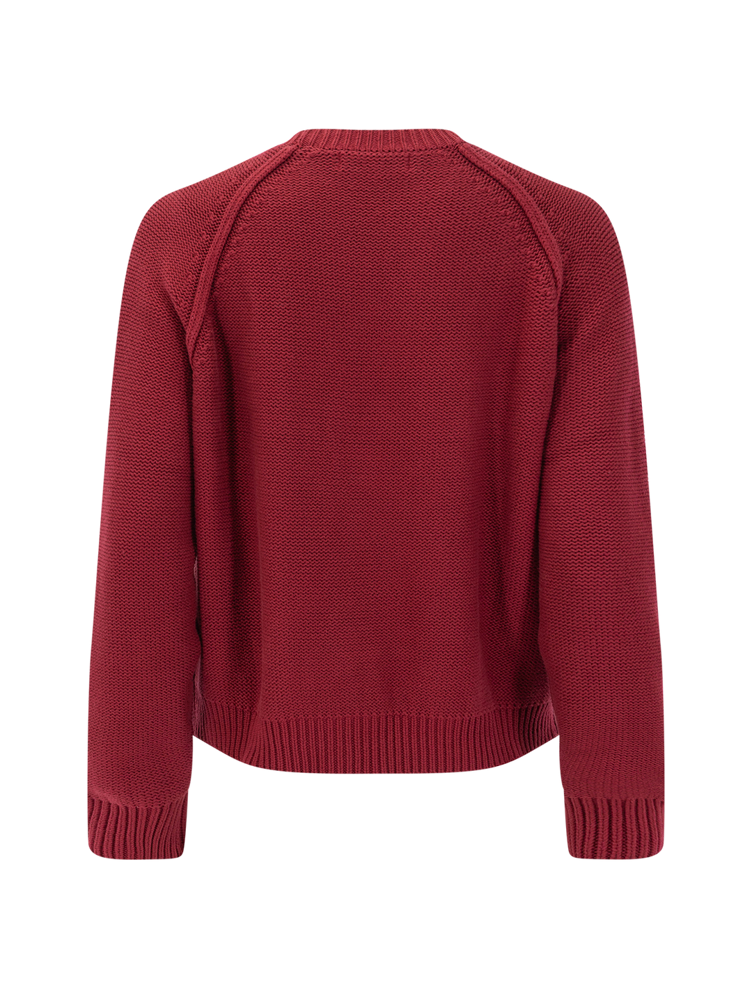 evie crewneck sweater in maple