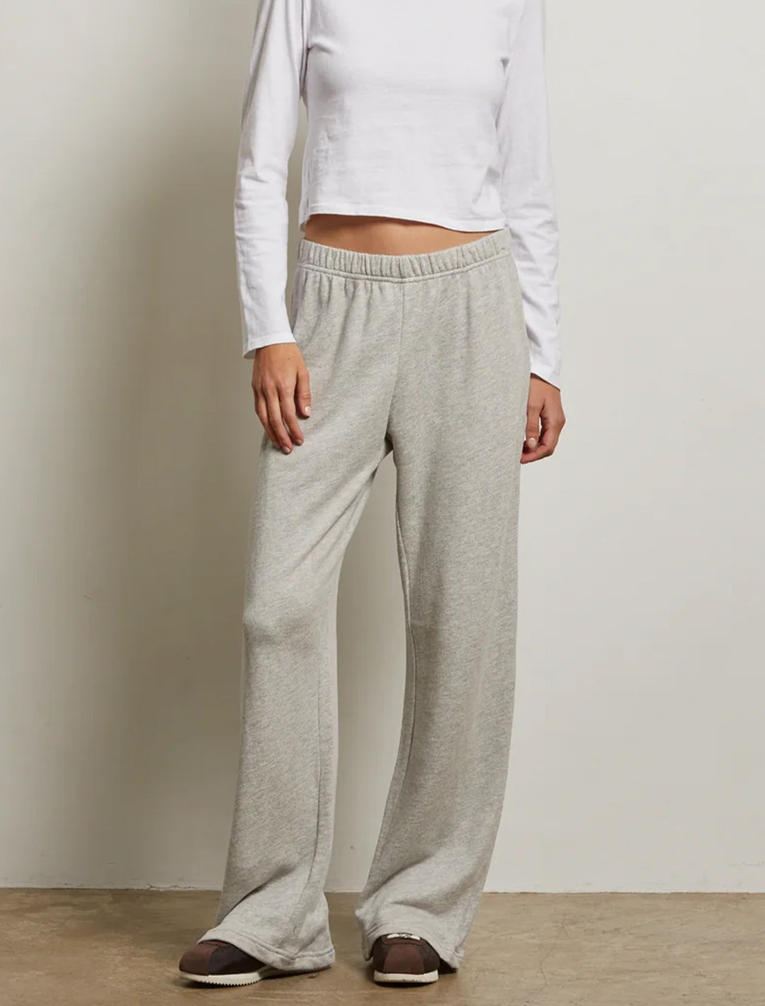 nora pant in heather grey
