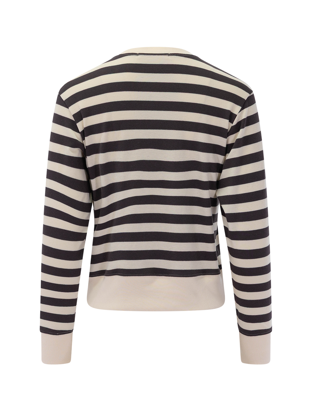 stef long sleeve in mocha stripe