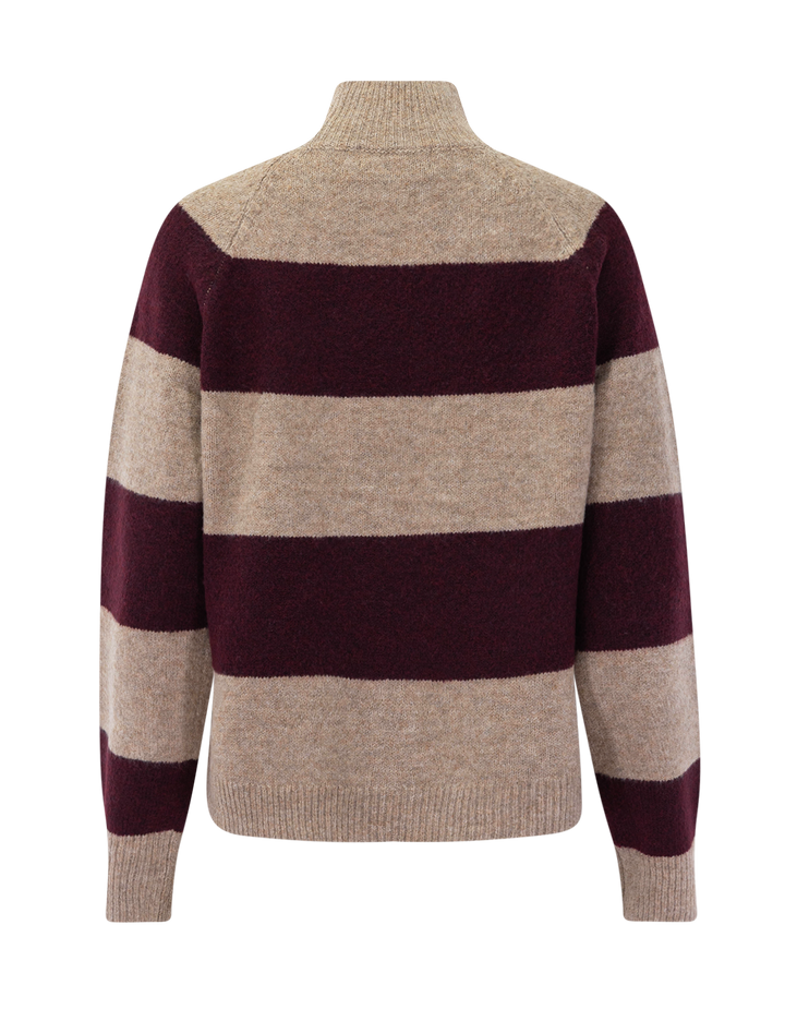 edison sweater in pinot stripe