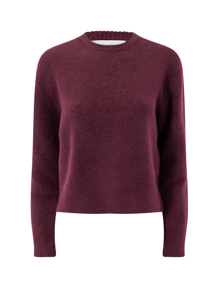 wilfred sweater in merlot