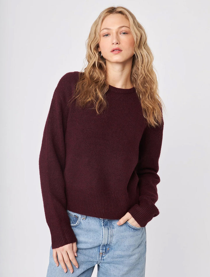 wilfred sweater in merlot