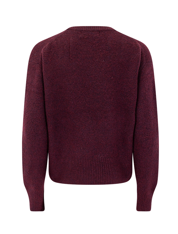 wilfred sweater in merlot