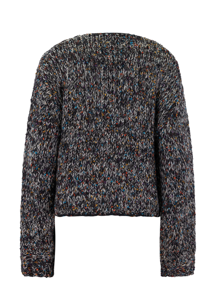 iris cardigan in harvest night