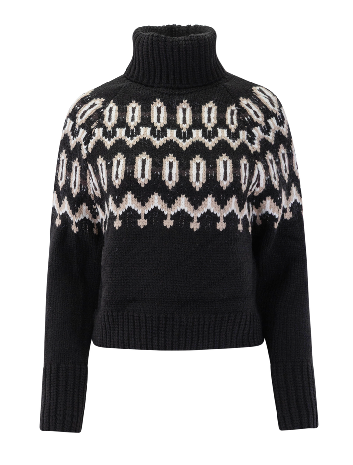 ruthie sweater in black diamond