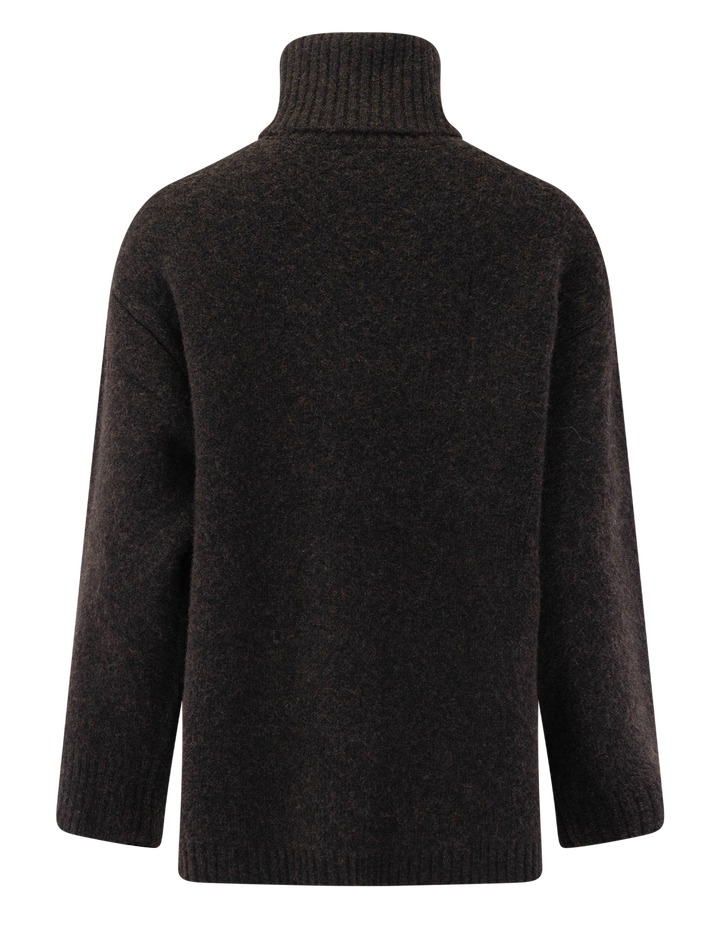 mavis turtleneck in mocha