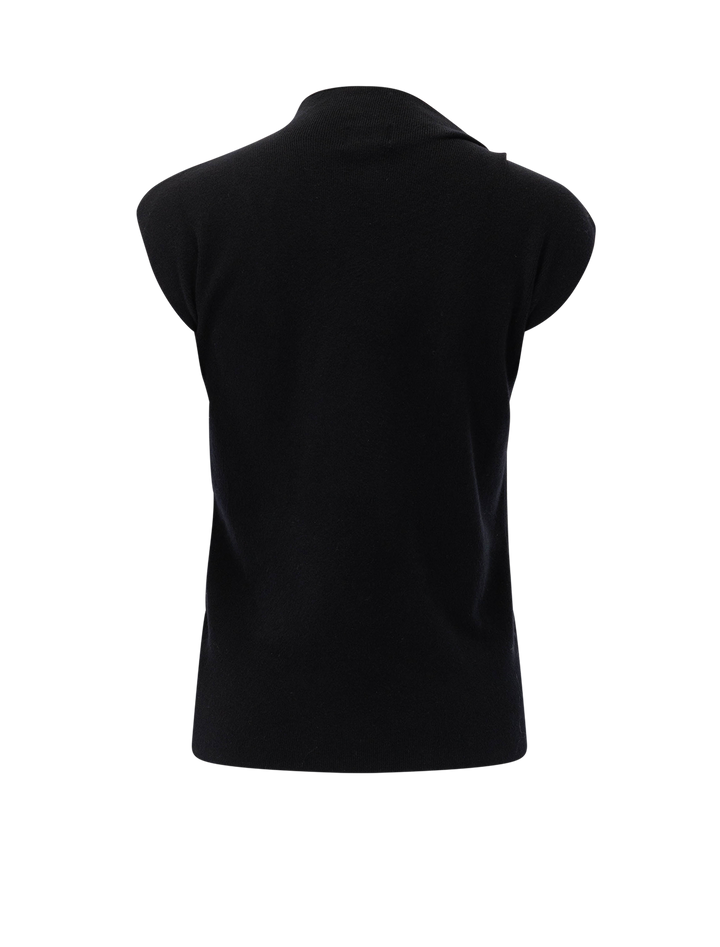 cleo sweater tank in caviar