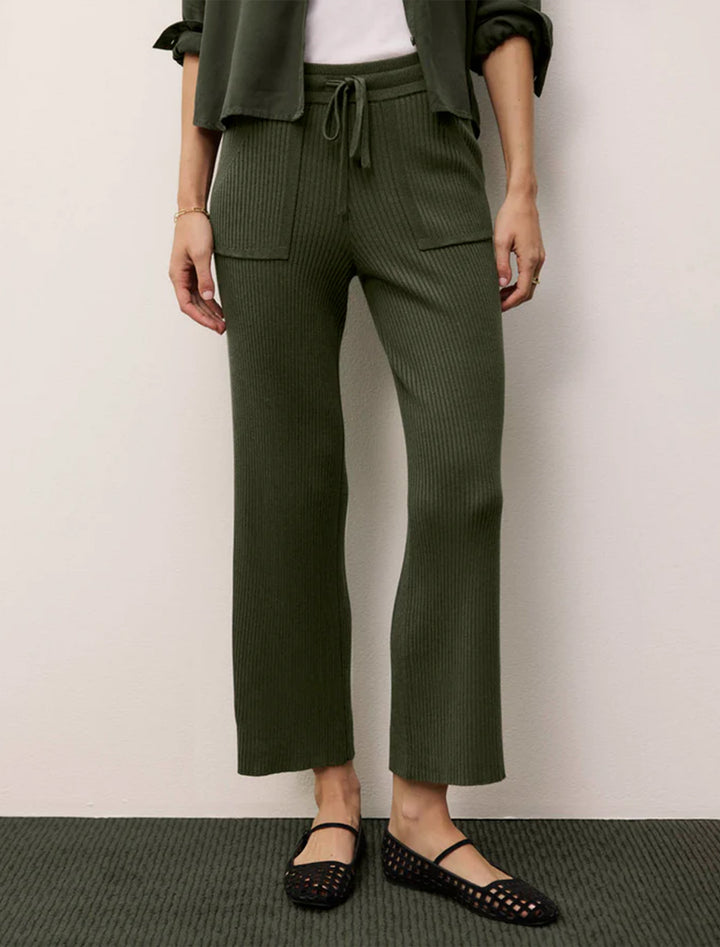 george rib pant in green spruce