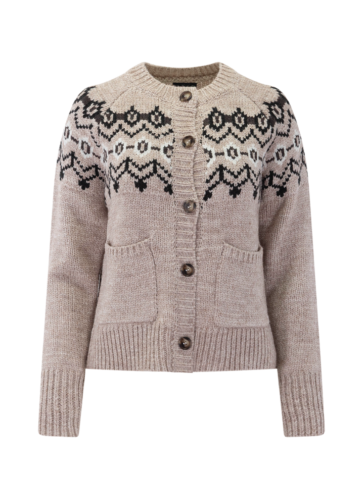 noa cardigan in mountain slopes