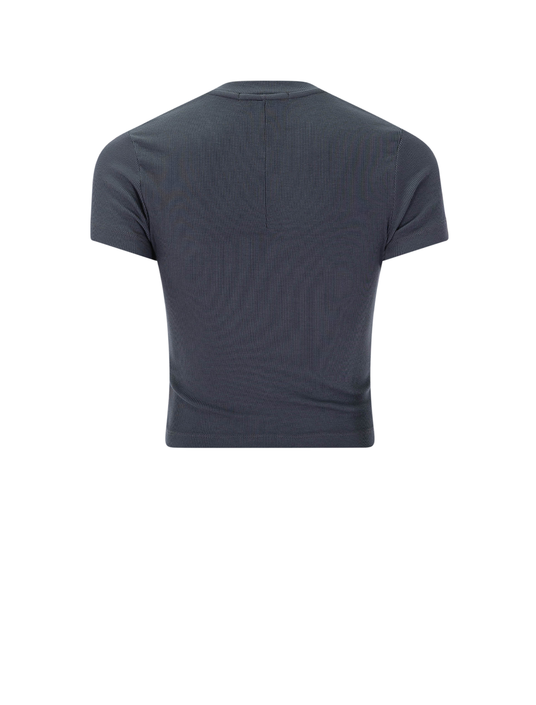 fine rib baby tee in anthracite