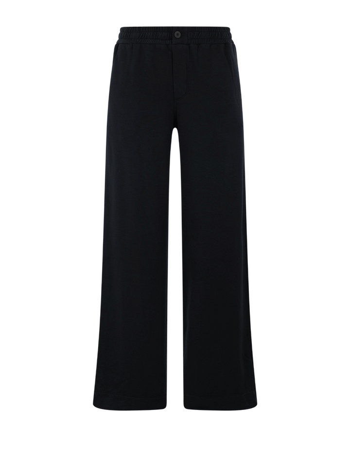 softest fleece trouser in black