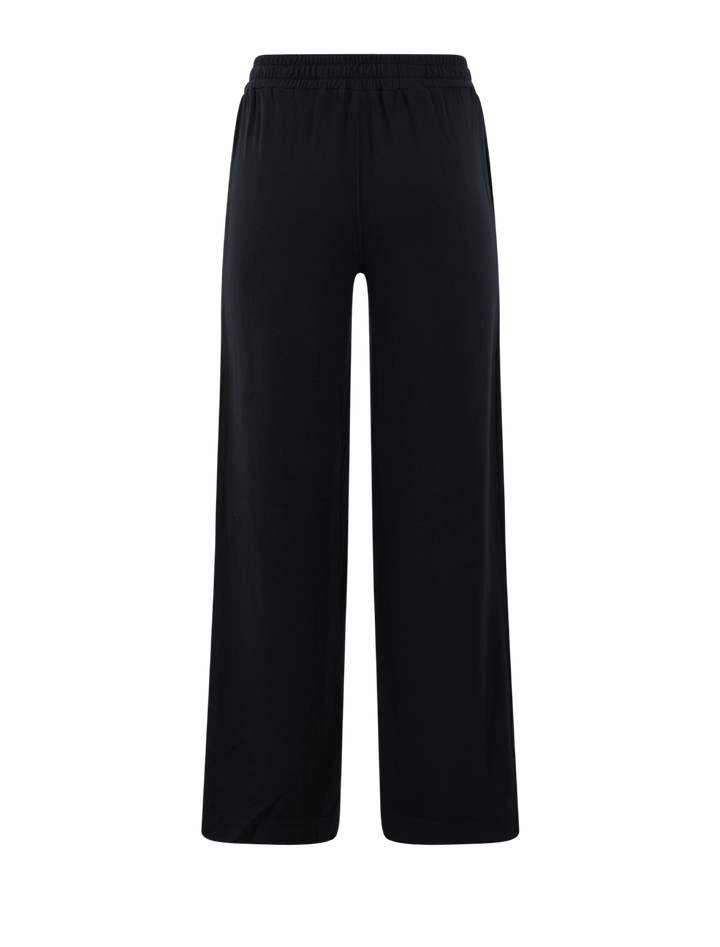 softest fleece trouser in black