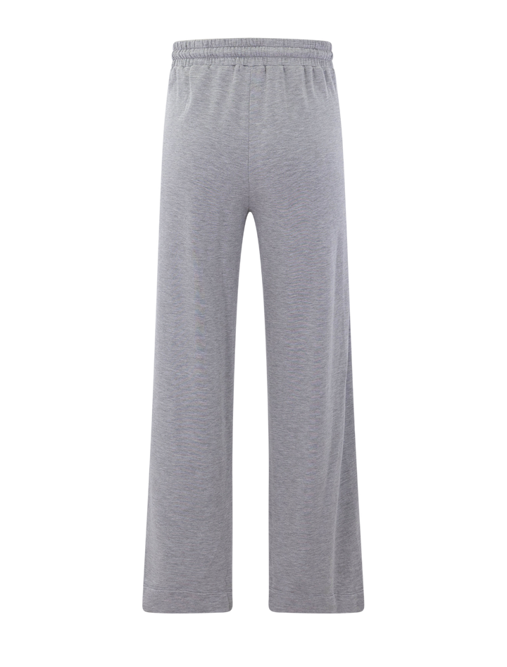 softest fleece drawstring pant in heather grey