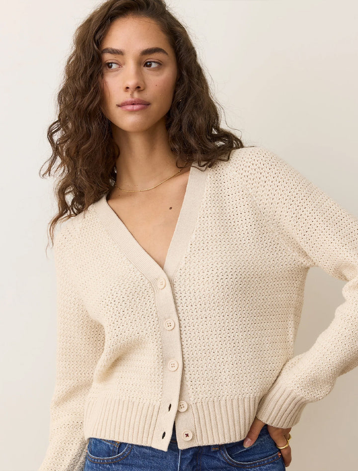 robin cardigan in cream